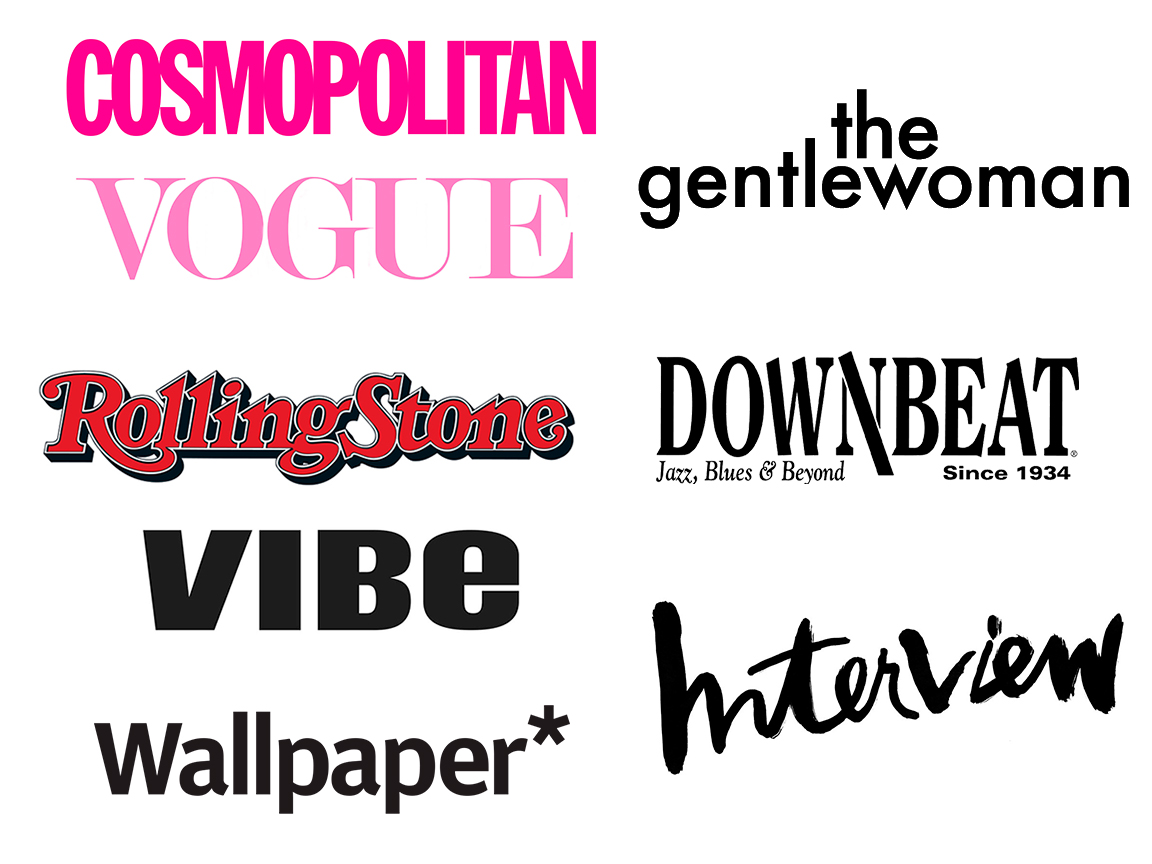 Fashion and Music Magazine Logos