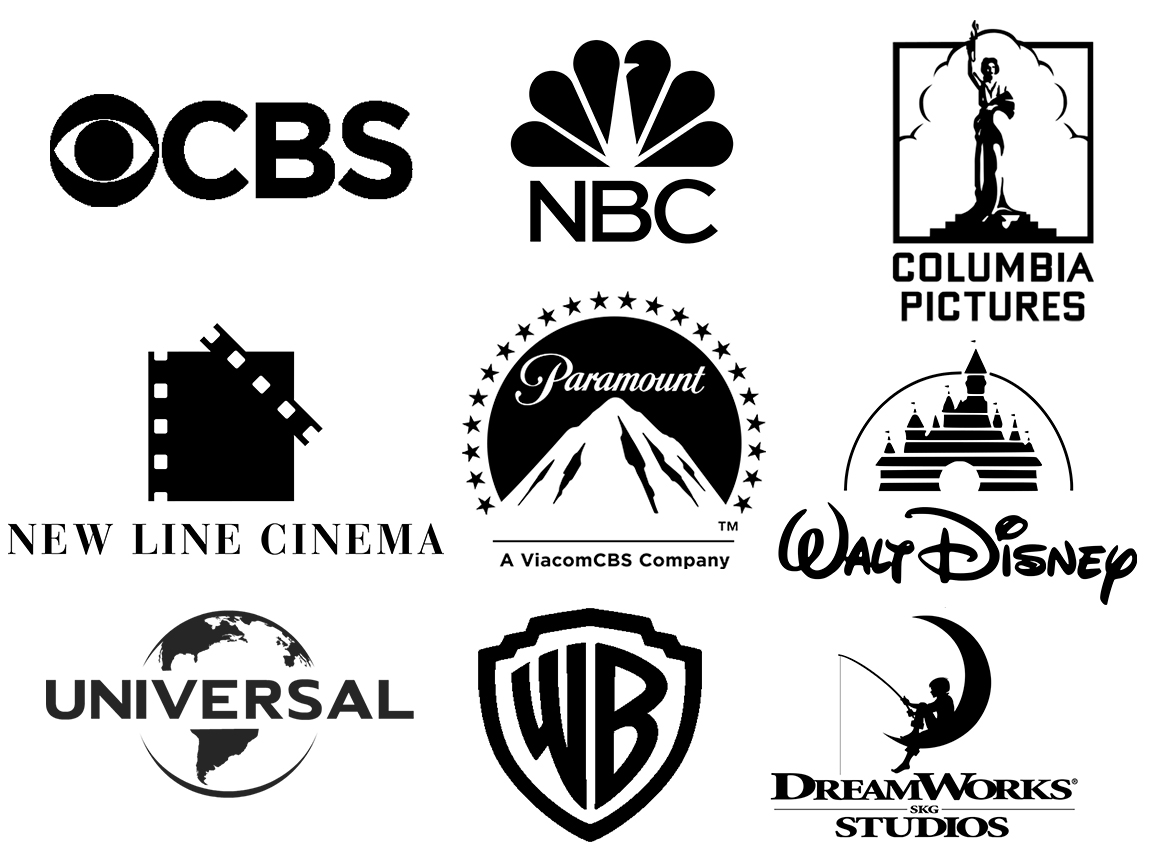 Major Media Company Logos